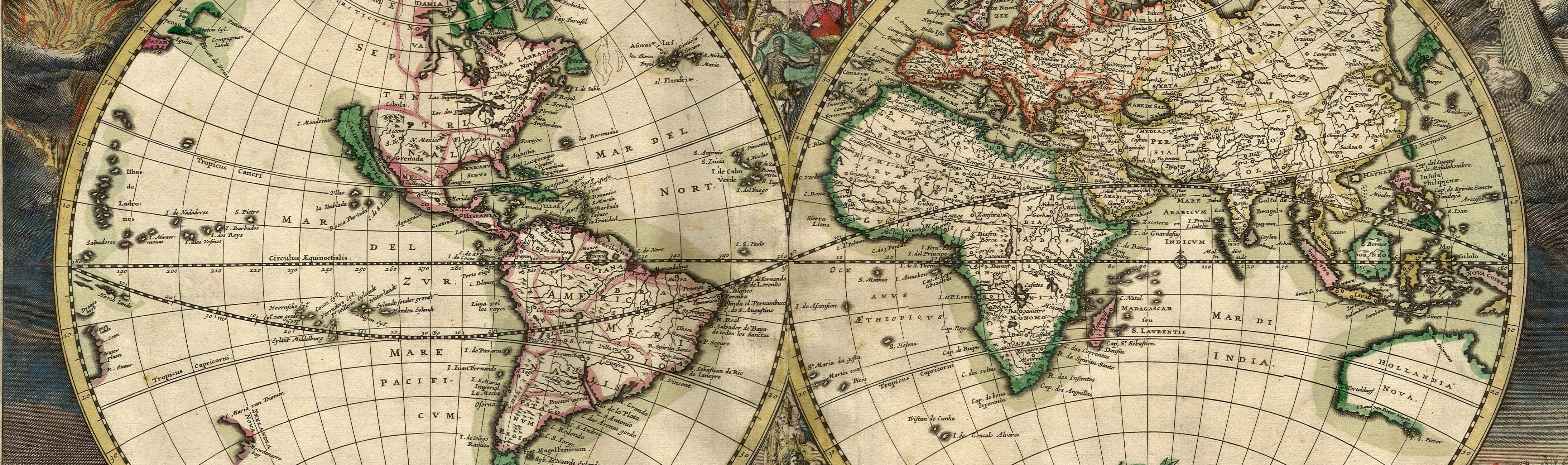 1689 Map Of The World - Map